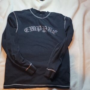 Empyre Long Sleeve Shirt with Rhinestones